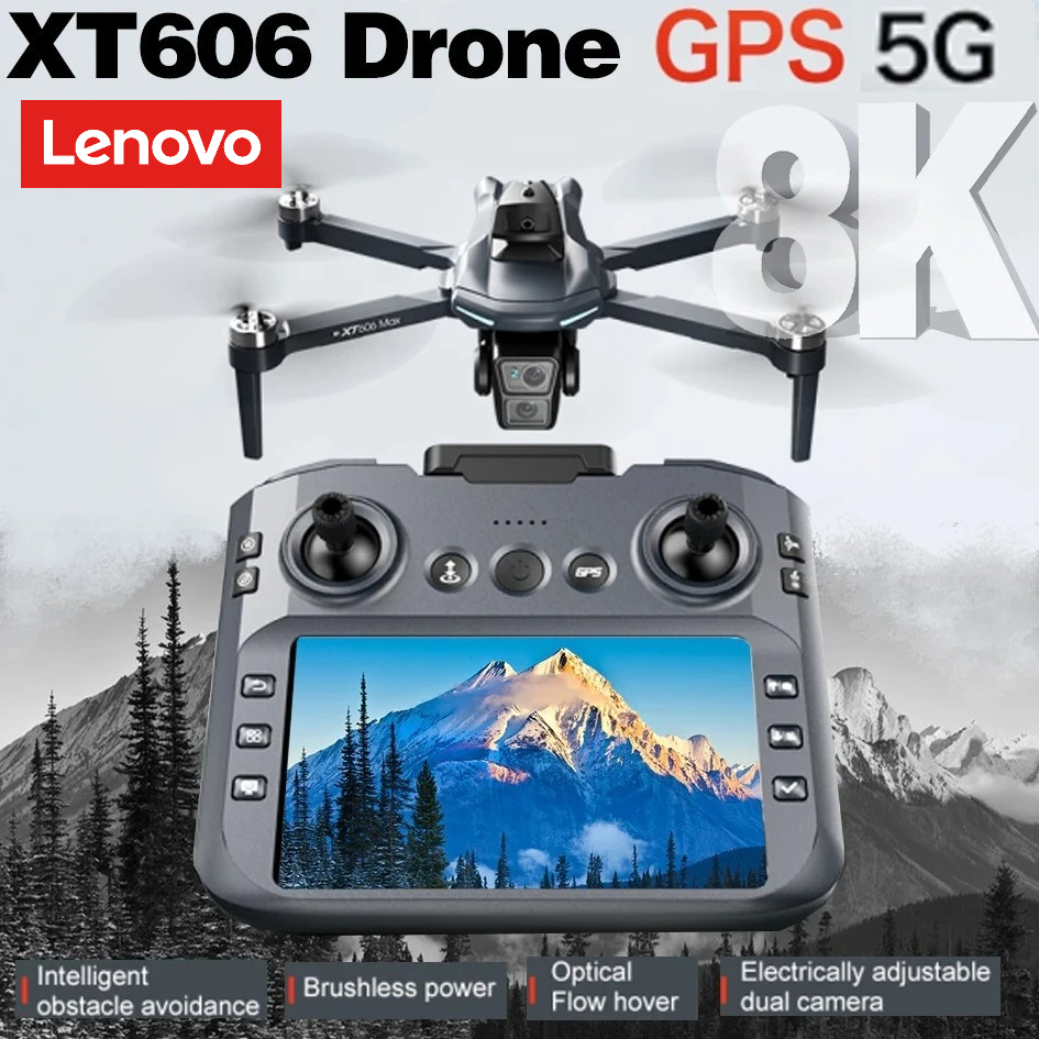 Drone Gps Mount - Drone professionnel Lenovo XT606 avec caméra