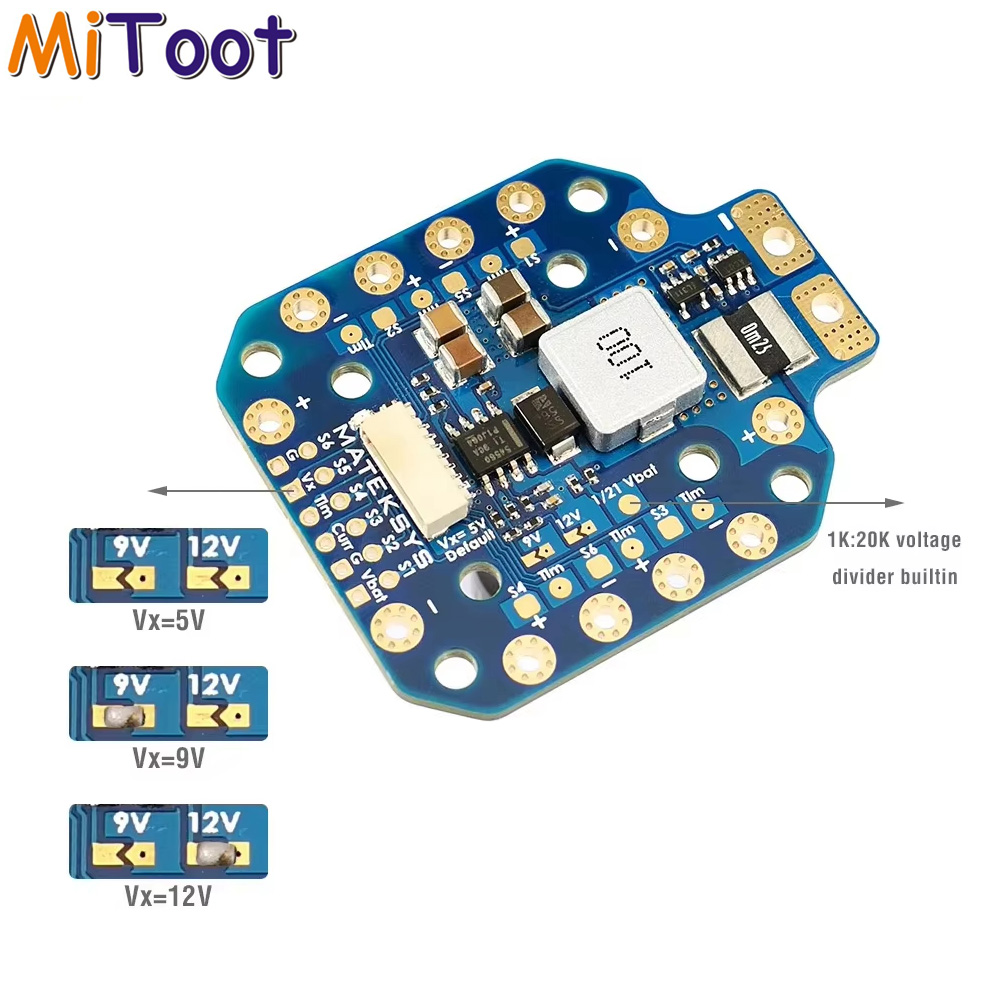 Drone Power Distribution Board - Mateksys PDB-HEX 12S Carte de distribution