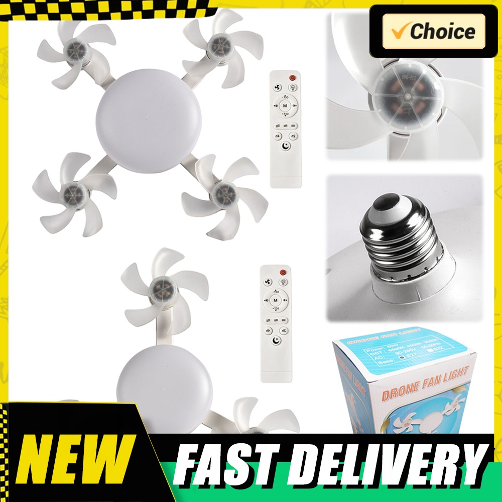 Drone Led Light - Ventilateur de plafond suspendu LED E26/E27