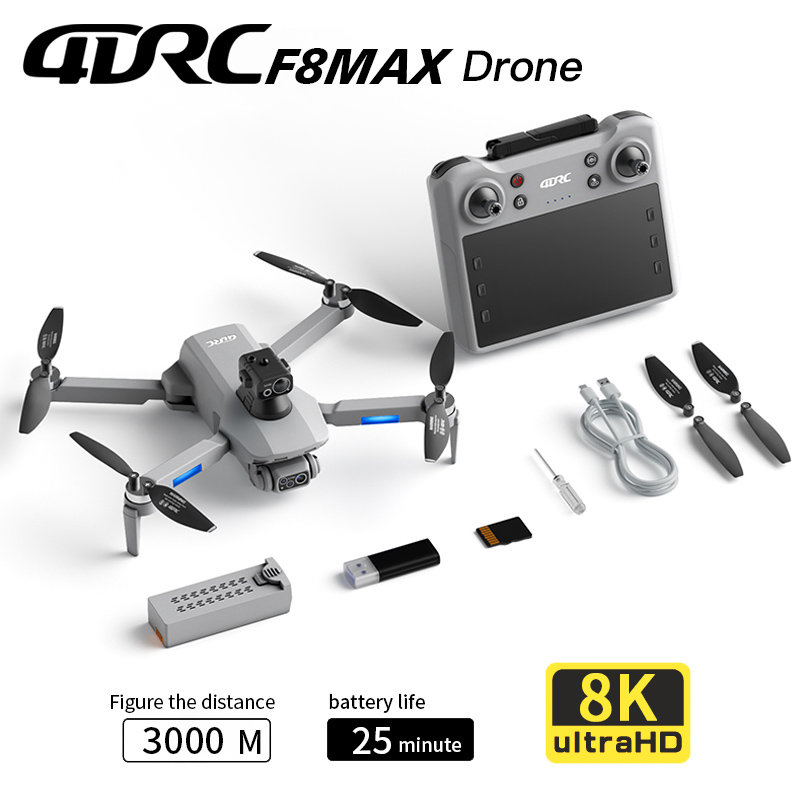 Drone Gps Module - Drone GPS F8 MAX, caméra professionnelle