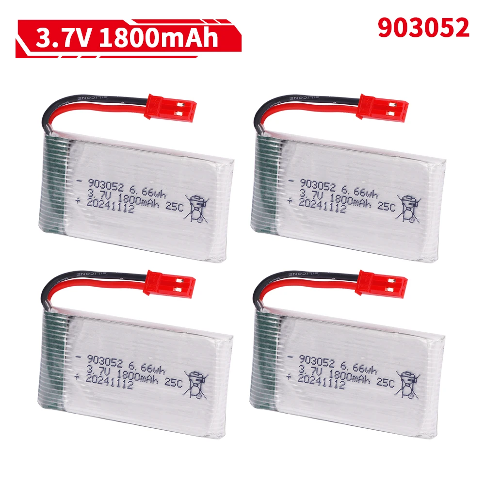 Drone Charger - Batterie lipo 3.7V 1800mAh 903052, prise