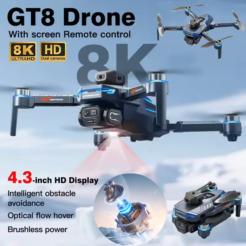 Drone Gimbal - Drone Homologué ANATEL NOUVEAU Modèle 4K