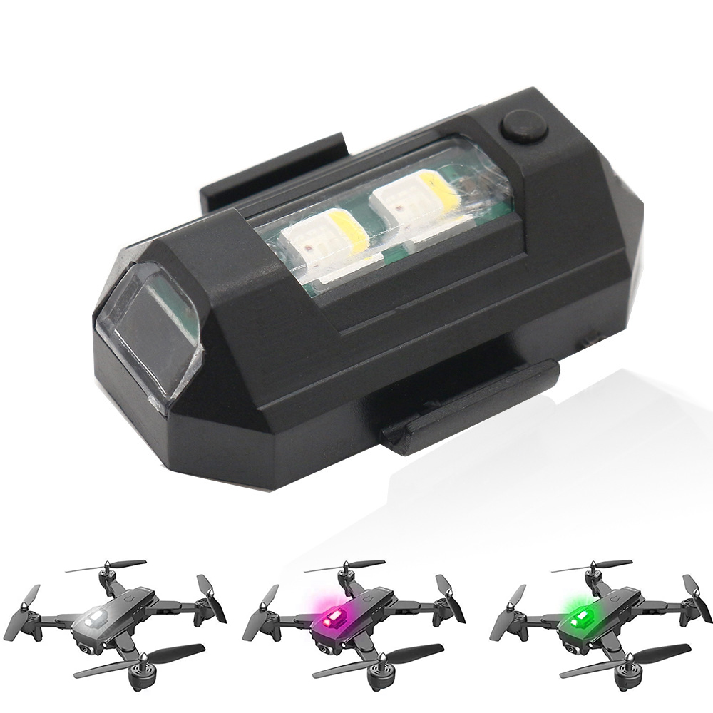 Drone Led Light - Feu d'avertissement LED RGB pour moto