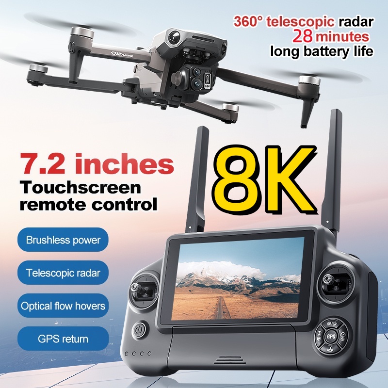 Drone RC Quadricoptère 8K avec - Drone Gps Module avis et prix