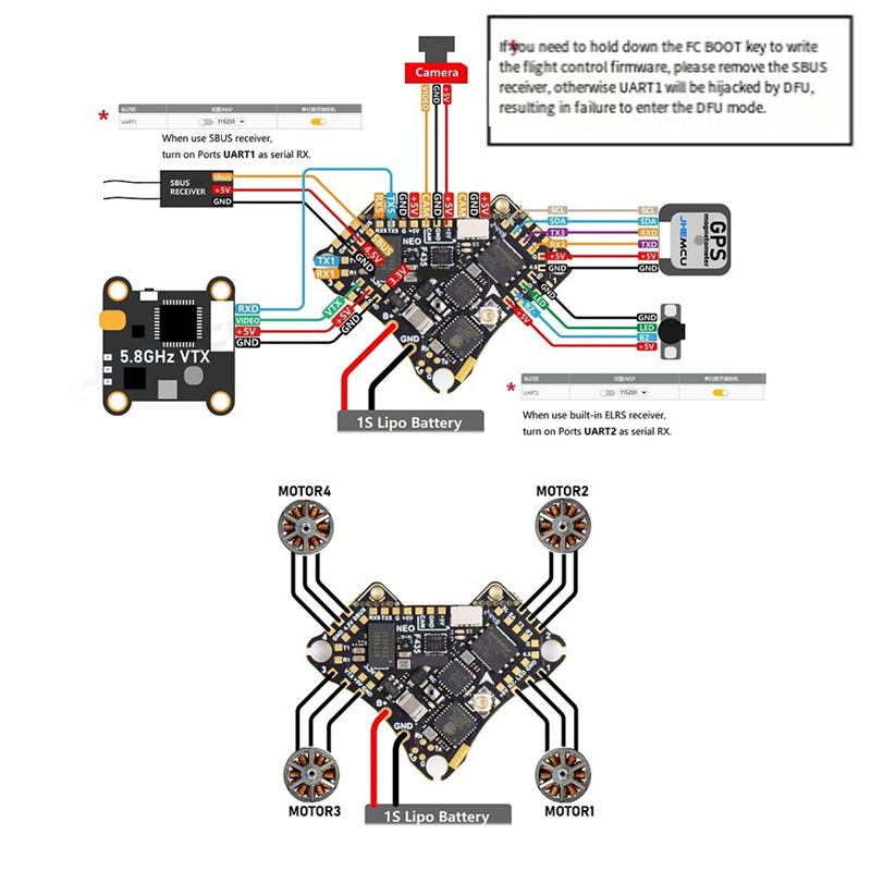 Contrôleur de vol FBIL-F435 NE - Drone Flight Controller avis et prix