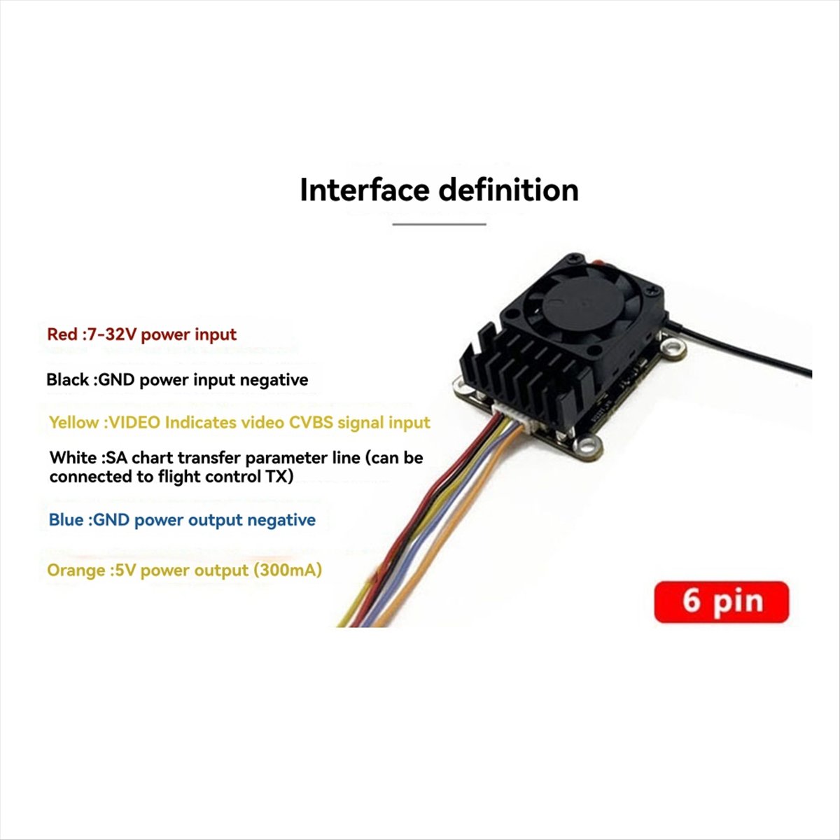 5.8G 2W VTX 2000mW FPV Module  - Drone Transmitter avis et prix