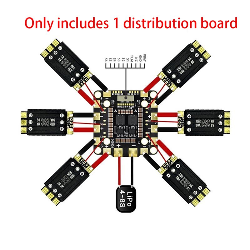 【CYBER MONDAY】1 Pc PDB600A 8S  - Drone Power Distribution Board avis et prix
