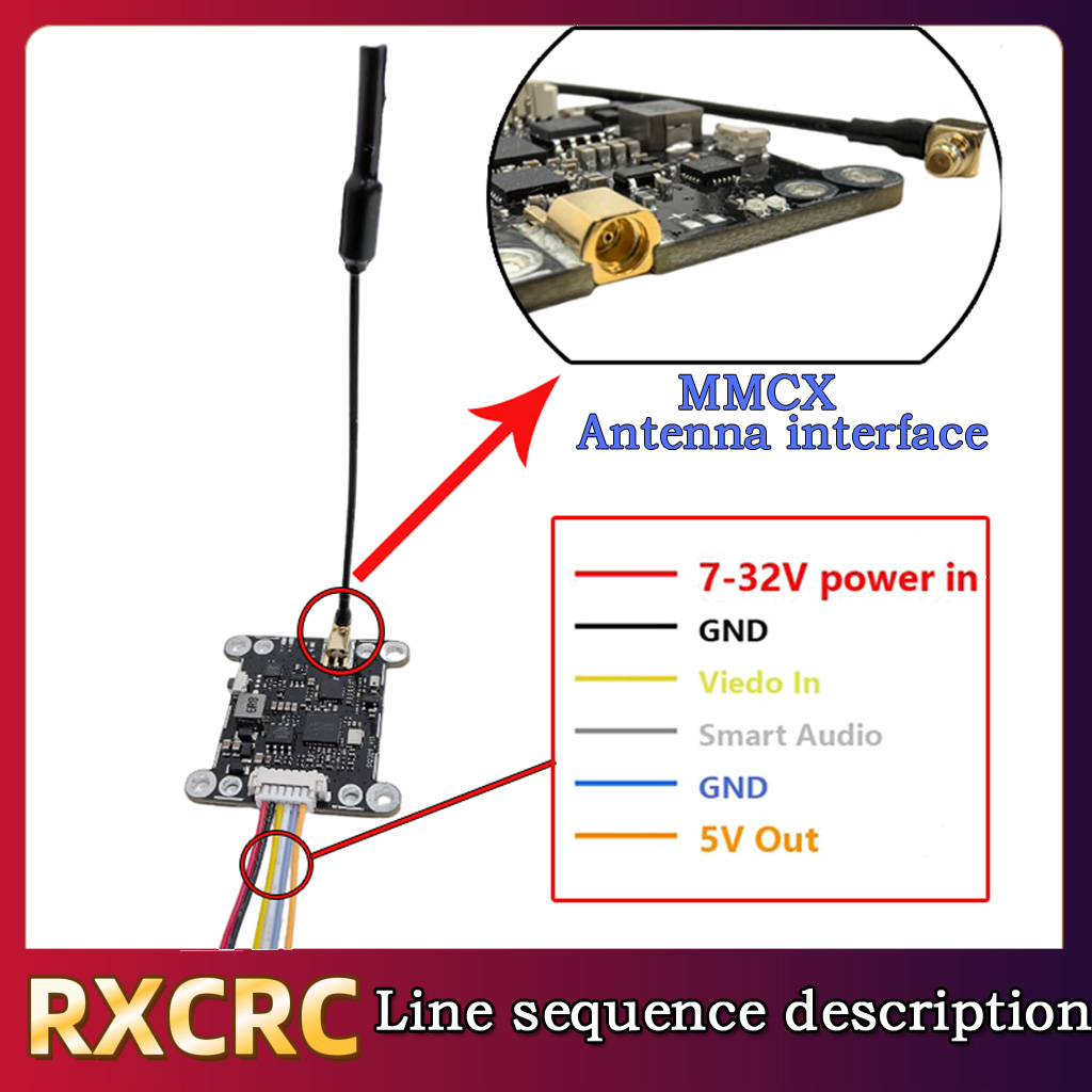 RXCRC 5.8G Module 48CH 1.6W VT - Drone Transmitter avis et prix