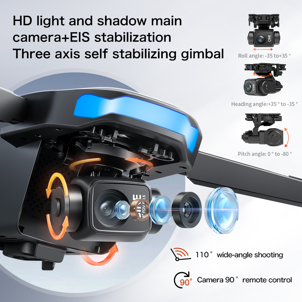 Nouveau drone S-X1 MAX GPS 8K  - Drone Gimbal avis et prix