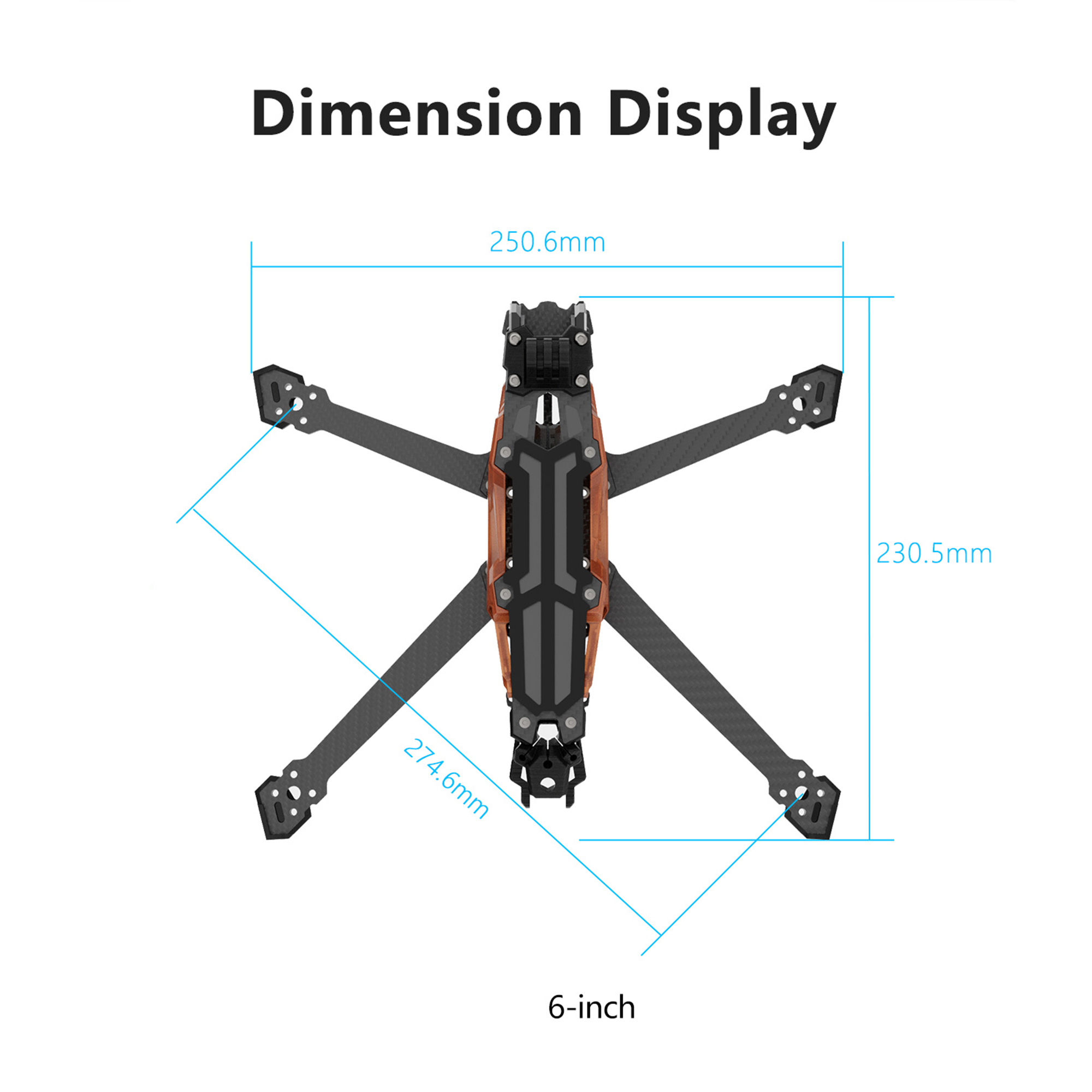 GEPRC GEP-Vapor-D5 D6 O4 Pro C - Drone Landing Gear avis et prix